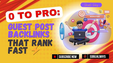 Guest Post Backlinks 0 To Pro (2025 SEO Masterclass) | AI-Driven Link Building Strategy 🚀