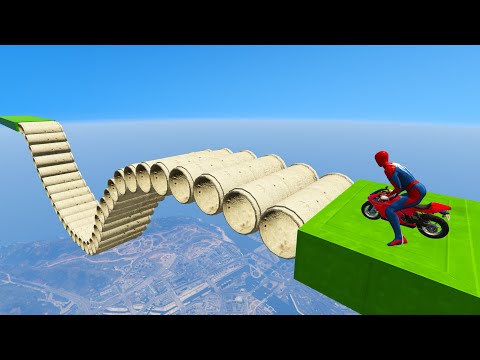 Örümcek Adam Mini Motor parkur oyunu - Spiderman and Mini Bike 2021
