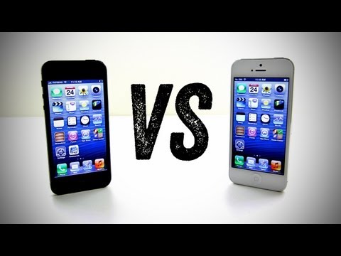 iPhone 5 Black vs iPhone 5 White (iPhone 5 Black 또는 White를 구매해야합니까?)