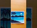 ✨Easypeasy moonlit painting 🎨#art #painting #drawing #easydrawing #moon #shorts #shortsvideo #reels