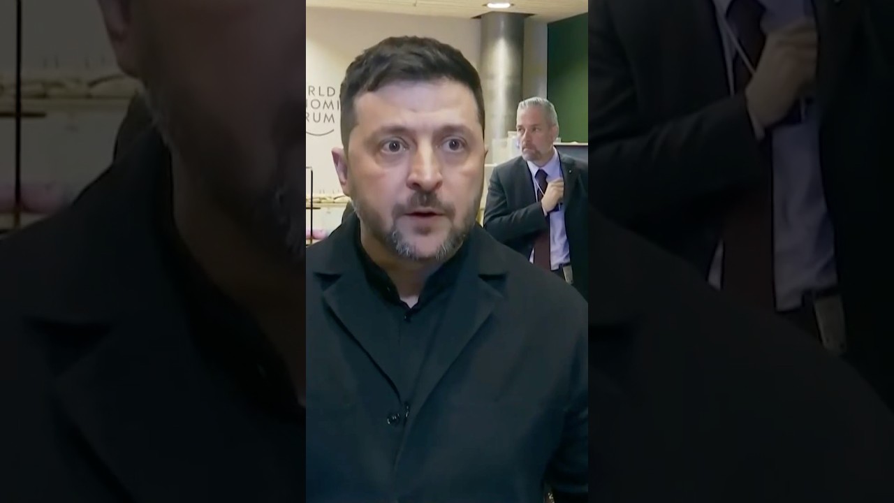 Trump Can End the War With Russia, Zelenskiy Says at Davos