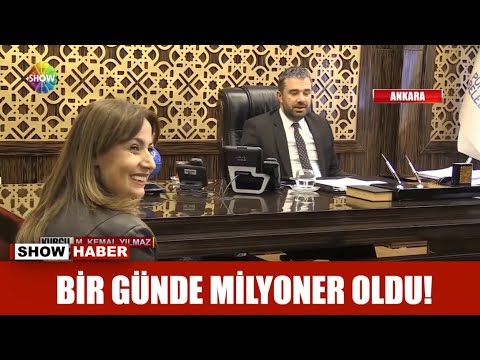 Bir günde milyoner oldu!