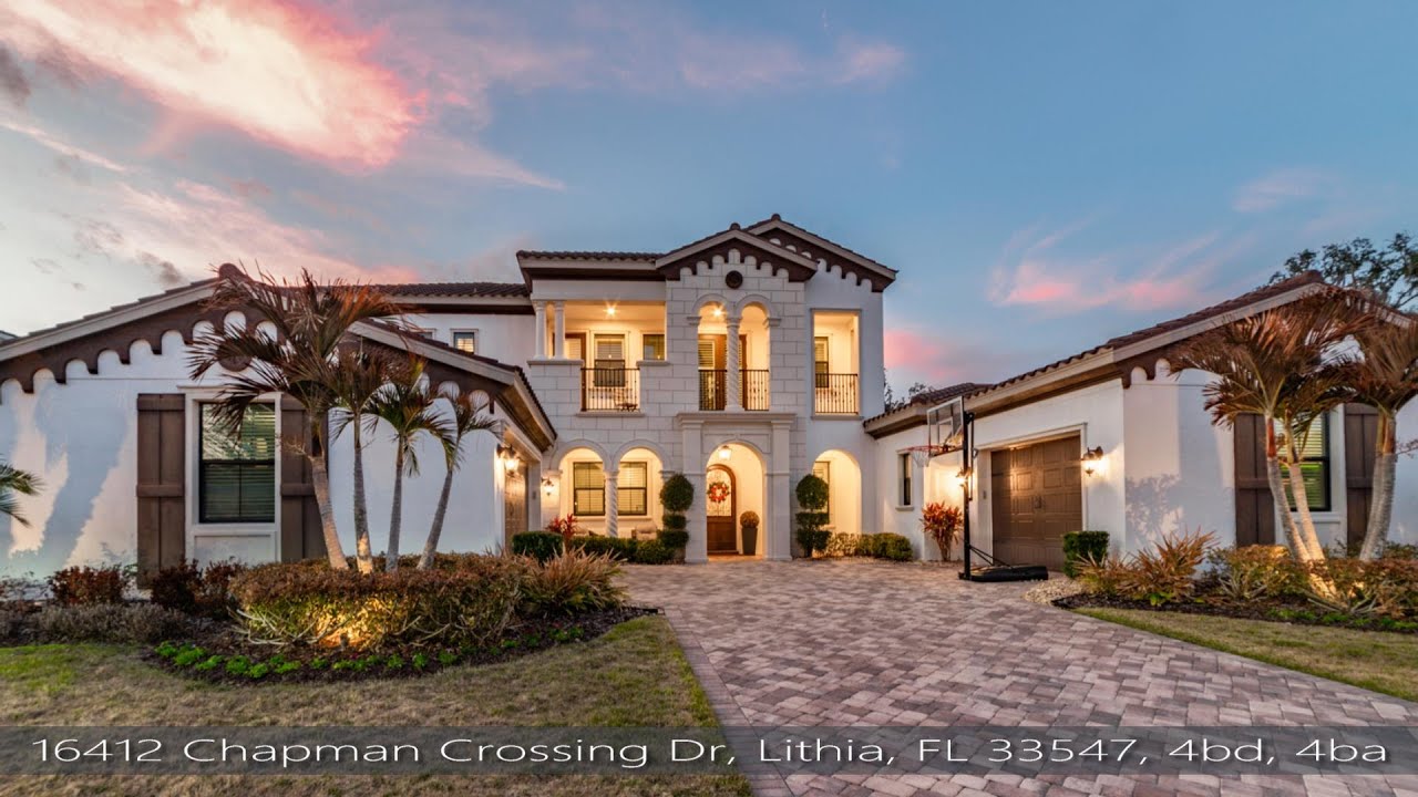 16412 Chapman Crossing Dr. Lithia, FL 33547 YouTube