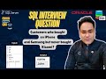 Amazon SQL Interview Questions: How to Solve Like a Pro | Advanced SQL Interview Question