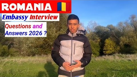 Romania 🇷🇴 Embassy interview Questions and Answers full detailed video in  2026.