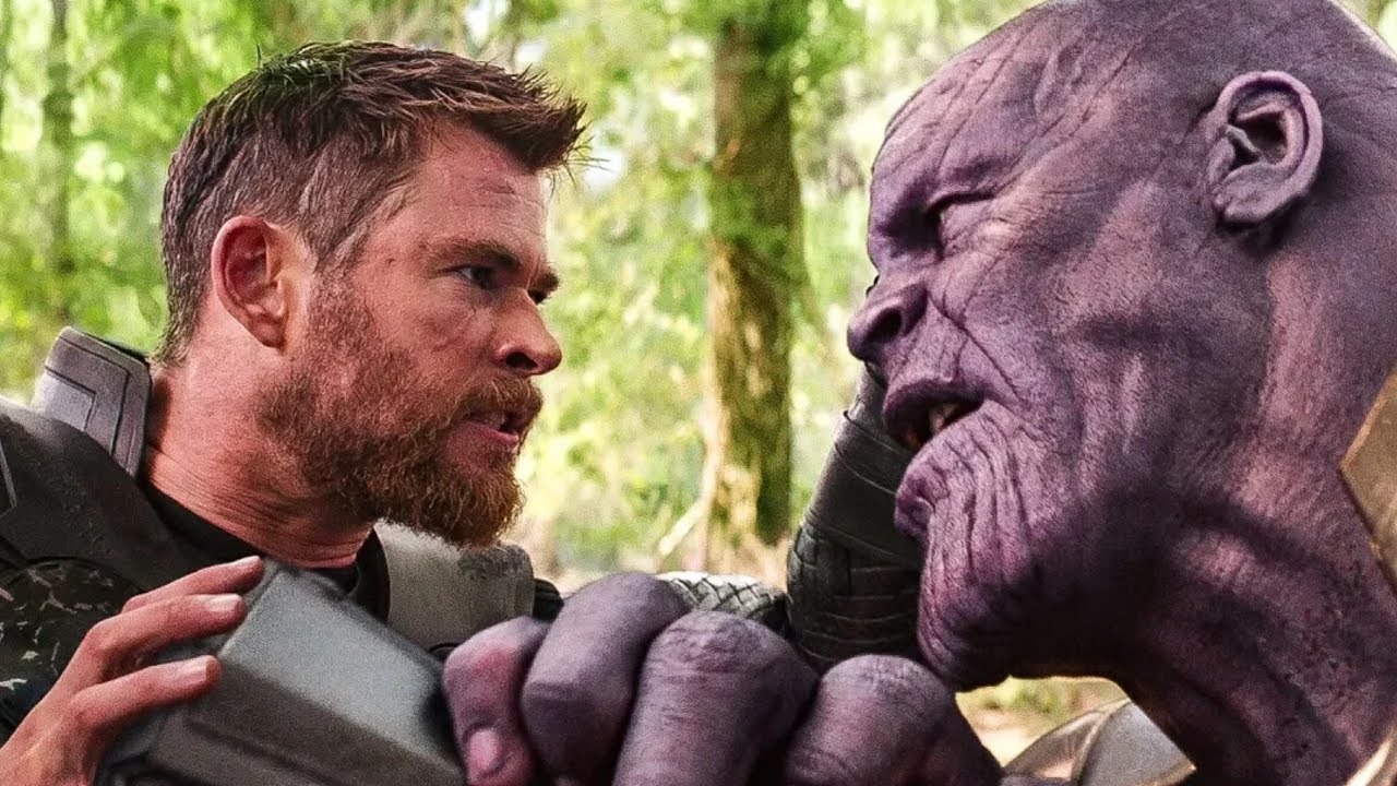 Avengers Infinity War Thor Vs Thanos You Should Ve Gone For The Head Movie Scene 19 Youtube