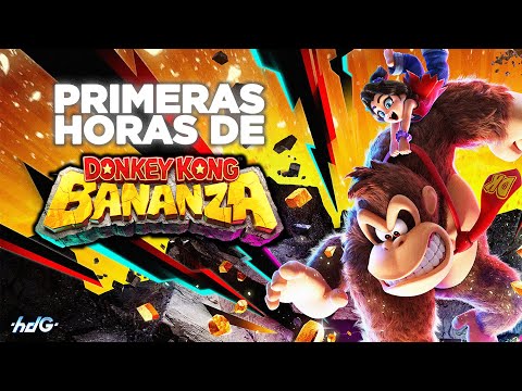 ¡Jugando las PRIMERAS HORAS de DONKEY KONG BANANZA!