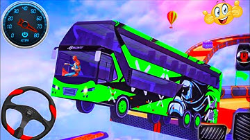 Bus Simulator: Mega Stunt #4 - Bus Stunt Racing Games 3D - Android GamePlay