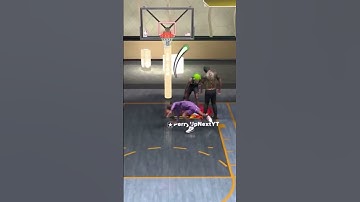 PLAYGLASS INSANE CONTACT DUNK!!🤯😱 #nba2k23 #2k23 #bestbuild #shorts #viral #fyp #compstage #dunk