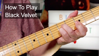39Black Velvet39 Alannah Myles Guitar Lesson