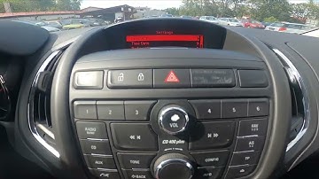 How to Enable or Disable REG Function in Opel Zafira C ( 2011 – 2019 )