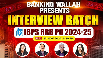 Launching 📢 IBPS RRB PO Interview Batch 2024-25 | RRB PO Interview Preparation 2024 | Banking Wallah