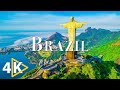 Flying over brazil 4k u relaxing music along with beautiful nature  4k ultra