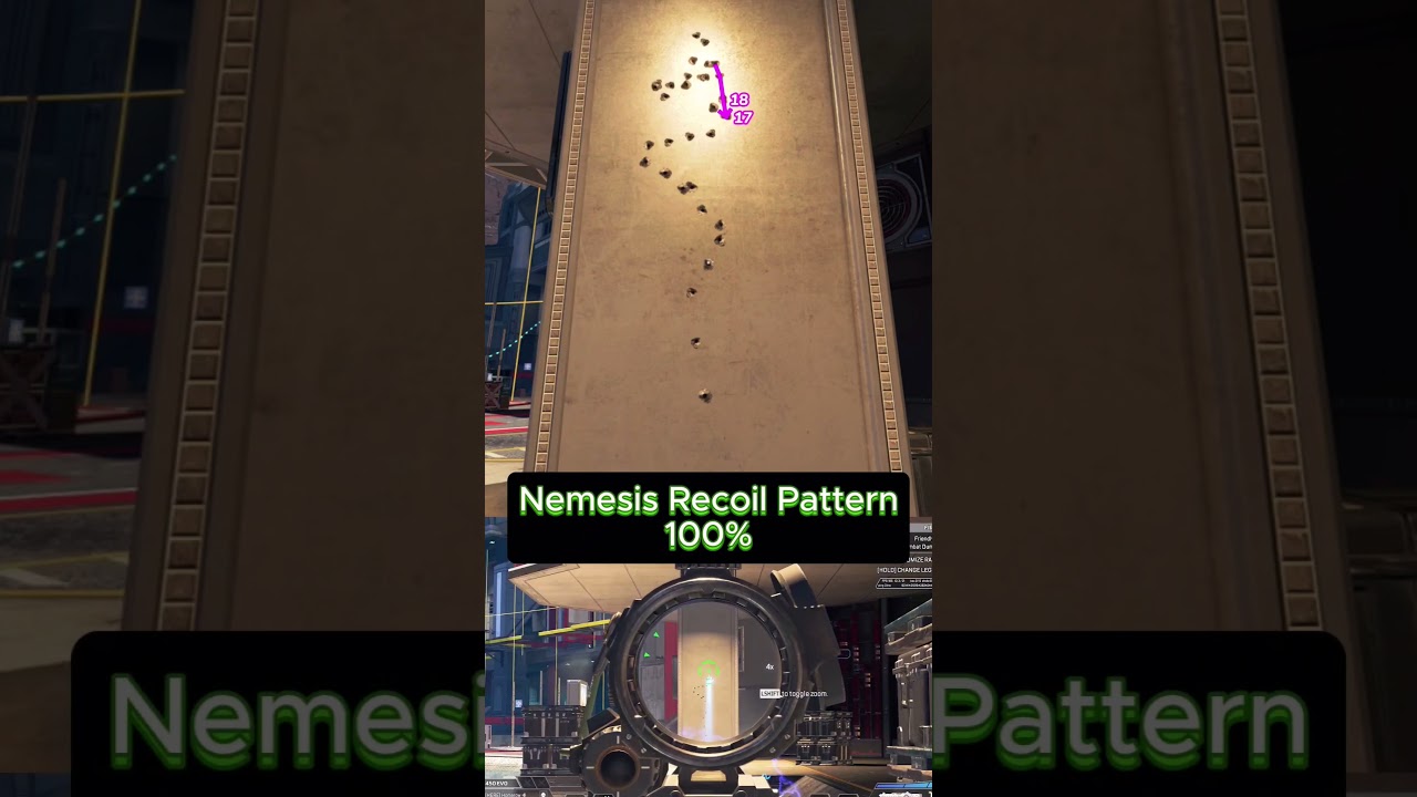 Nemesis Recoil Pattern #apexlegends
