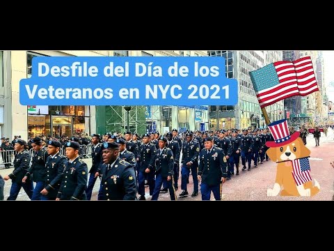 Vídeo: Desfile do Dia dos Veteranos em Nova York