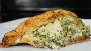 Stuffed Chicken Breast With Spinach And Cream Cheese