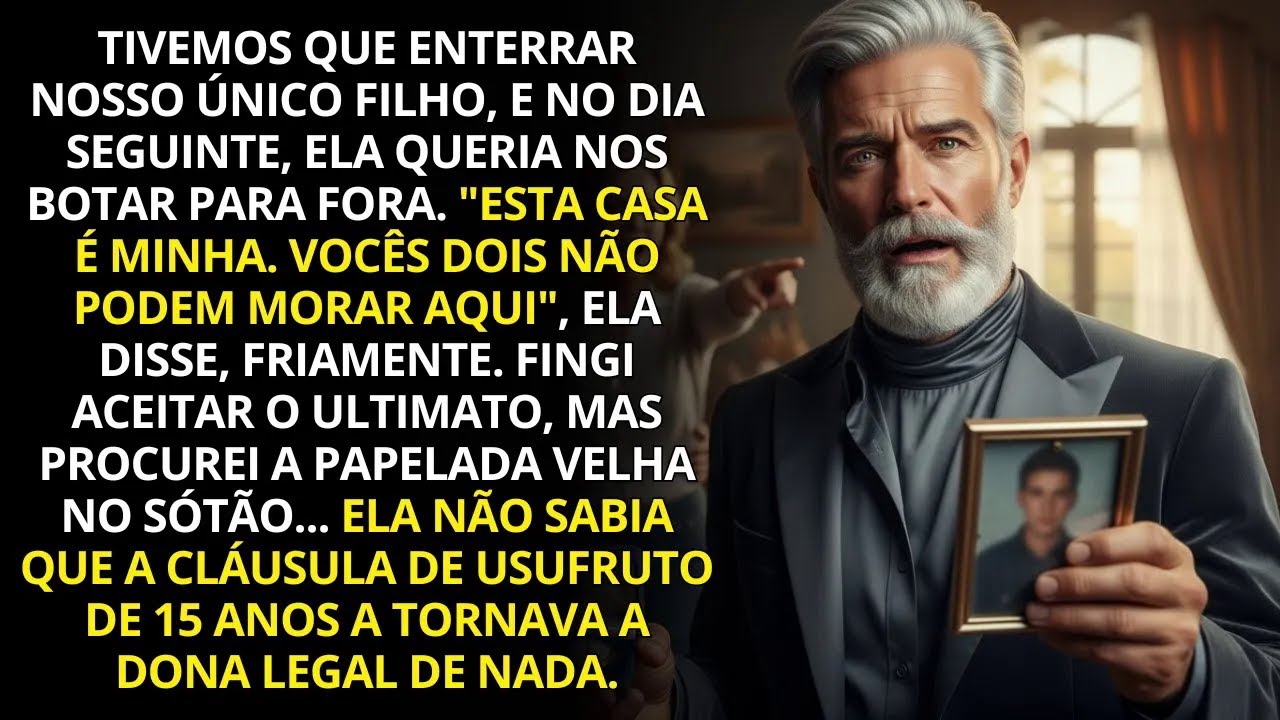 Após a morte do meu filho, minha nora apareceu com o amante e gritou: “Vá embora daqui, velho…”