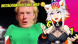 Deme reacting to 67 Reels. She did a flip and she...😳 (Deme Reacts)