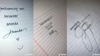 HANDWRITING TEST TIKTOK COMPILATION ✍️