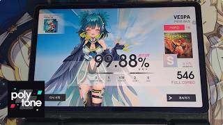 [polytone] VESPA (HARD Lv.14) - 99.88% FC screenshot 3