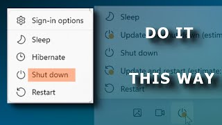 Do NOT Shut Down Your Computer! (Do it this way)