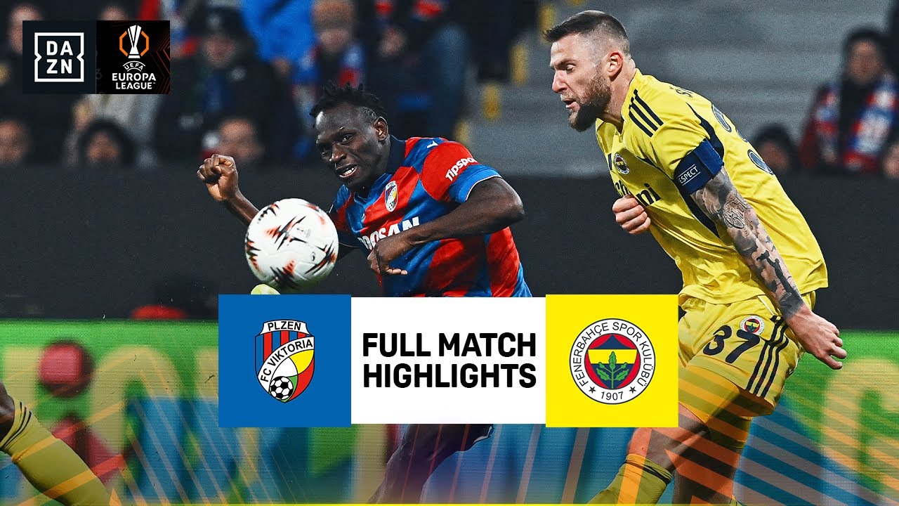 Viktoria Plzeň vs Fenerbahçe | UEFA Europa League Highlights | Matchday ...