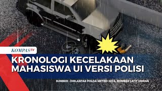 Kronologi Kecelakaan Mahasiswa UI Versi Polisi