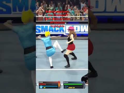 WWE 2K23 #powerpuffgirls #cartoon destroy team #pokemon what is going on here?