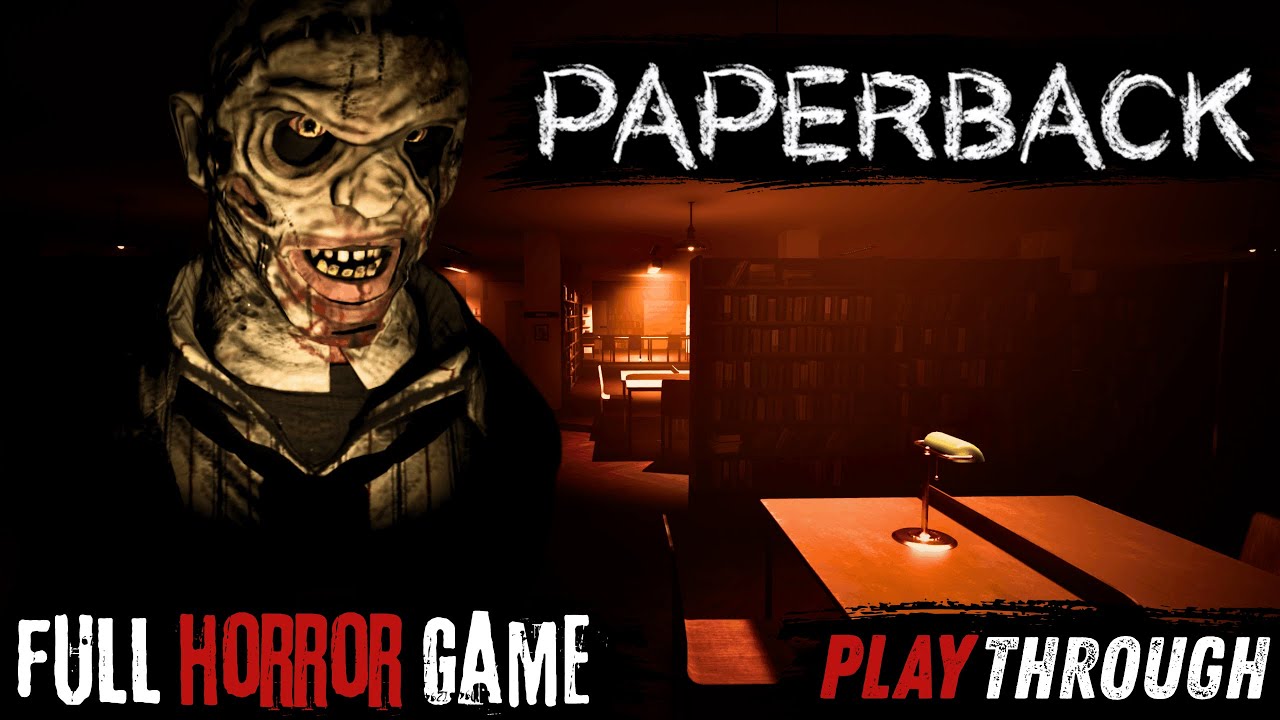 Paperback - Full Horror Game - No Commentary - 1440p