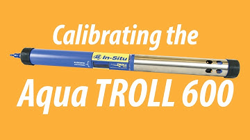 Calibrating the Aqua TROLL 600