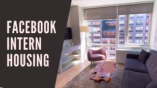 What Facebook Intern Housing Looks Like | $4000 Apartment in New York City