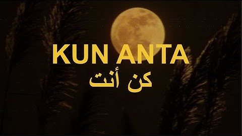 HUMOOD- KUN ANTA | حمود الخضر - كن أنت | [VOCALS ONLY + SLOWED + REVERB] | ENGLISH LYRICS