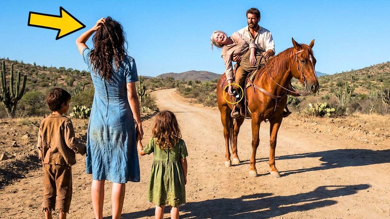 La viuda vio a un jinete cargando a una anciana desesperada | Lo que descubrió lo cambió todo.