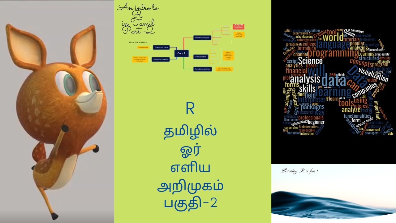 Learning R is Fun! - An Introduction to R Part-2 (in Tamil) 2/20 - YouTube