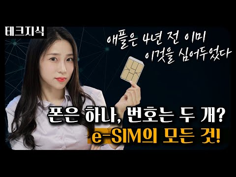 알쓸테지 1탄 ESIM의 시대가 온다 우리가 알아야 할 모든 것 