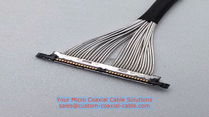 IPEX 20380-R30T-03 lvds coaxial cable type ar vr headset micro-coax Italy supplier wiring harness wi