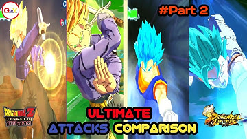 [Ultimate Attacks Comparison] Dragon Ball Z Tenkaichi Tag Team Mod VS Dragon Ball Legends (Part 2)