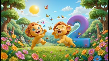 Lion Counting Song for Kids | Learn Numbers 1 to 10 with Jungle Animals | Educational Kids Songs