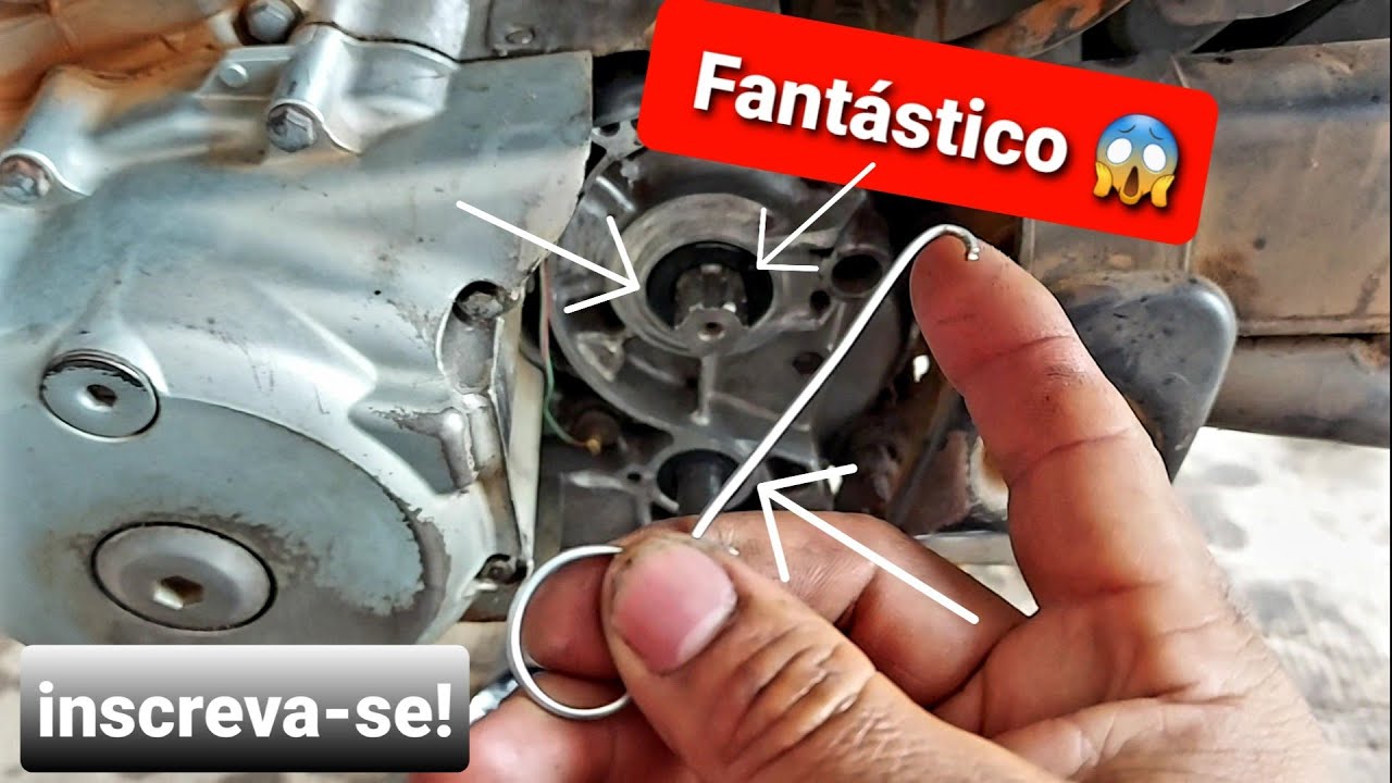 A melhor chave improvisada para retirar retentor do eixo do pinhão.