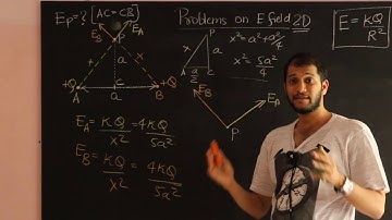 Problem Solving Electric field in Two dimensions
