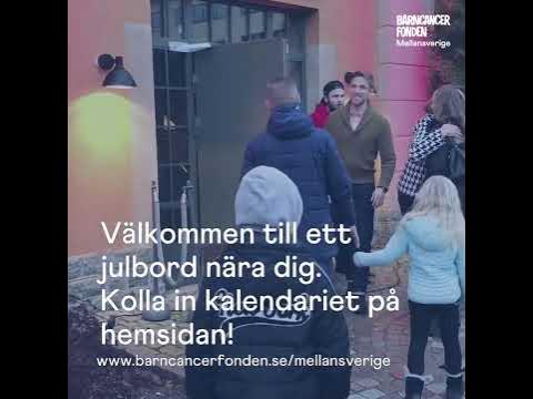 Julbord med Barncancerfonden Mellansverige 2022 - YouTube