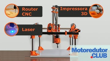CNC 3 em 1 - Router, Laser e Impressora 3D (Vídeo com Passo a Passo)