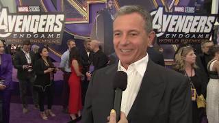 Avengers Endgame World Premiere Los Angeles - Itw Bob Iger (official video)