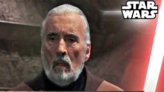 Why Dooku Seemed Sad After Cutting Off Anakin's Arm - Star Wars Explained