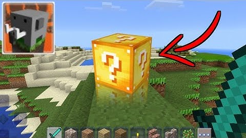 How to make Lucky Block in Craftsman Building Craft