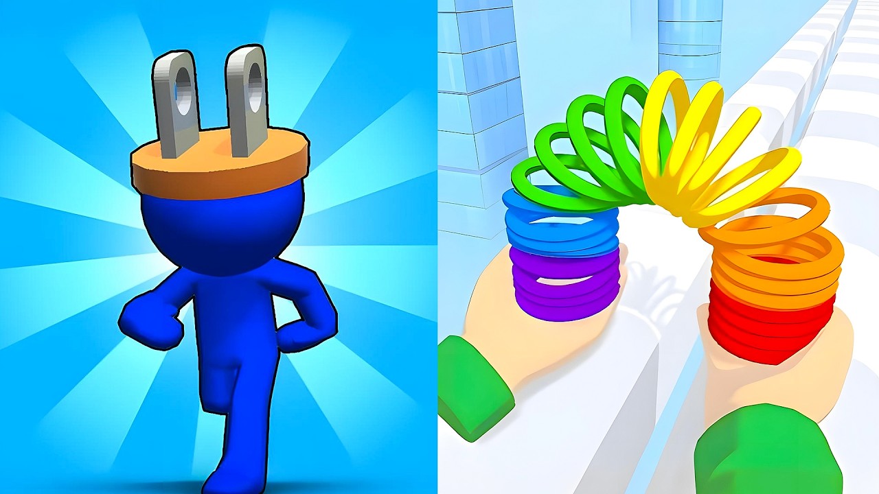 Plug Head Race vs Toy Spring🔥 EPIC 2026 Gameplay - All Levels UNLOCKED