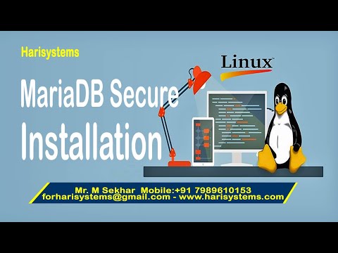 MariaDB Secure Installation | MariaDB Server Configuration tutorial for beginners | harisystems