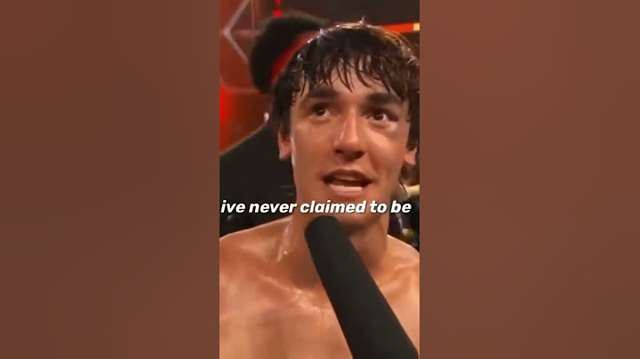 "I'm gonna knock out Austin because i'm an actual fighter"