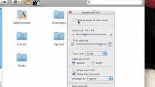 How-To: Change Folder View in Leopard