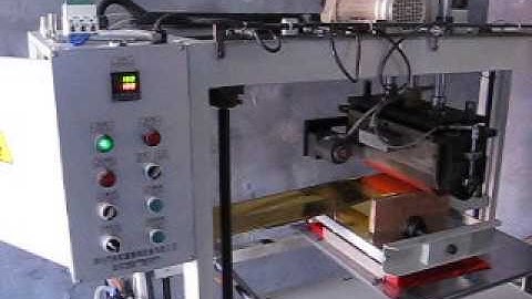 Book gilding machine